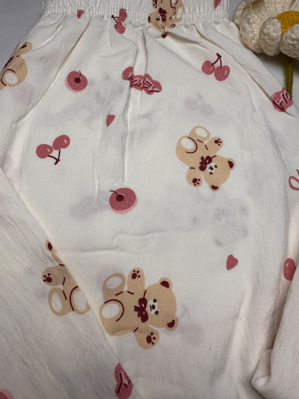 Honey Bear Cloud Cotton Pajama Set