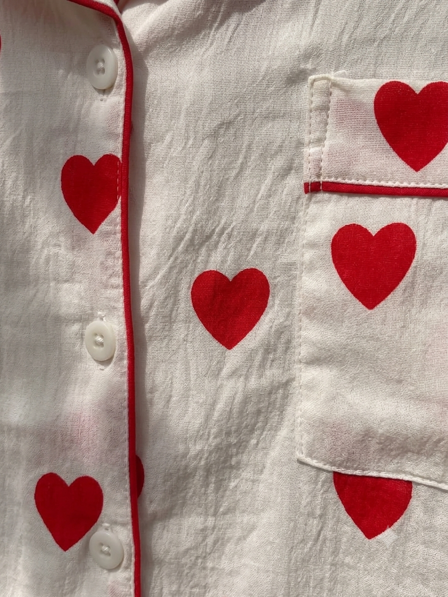Heart Bliss Imported Cloud Cotton Pajama Set