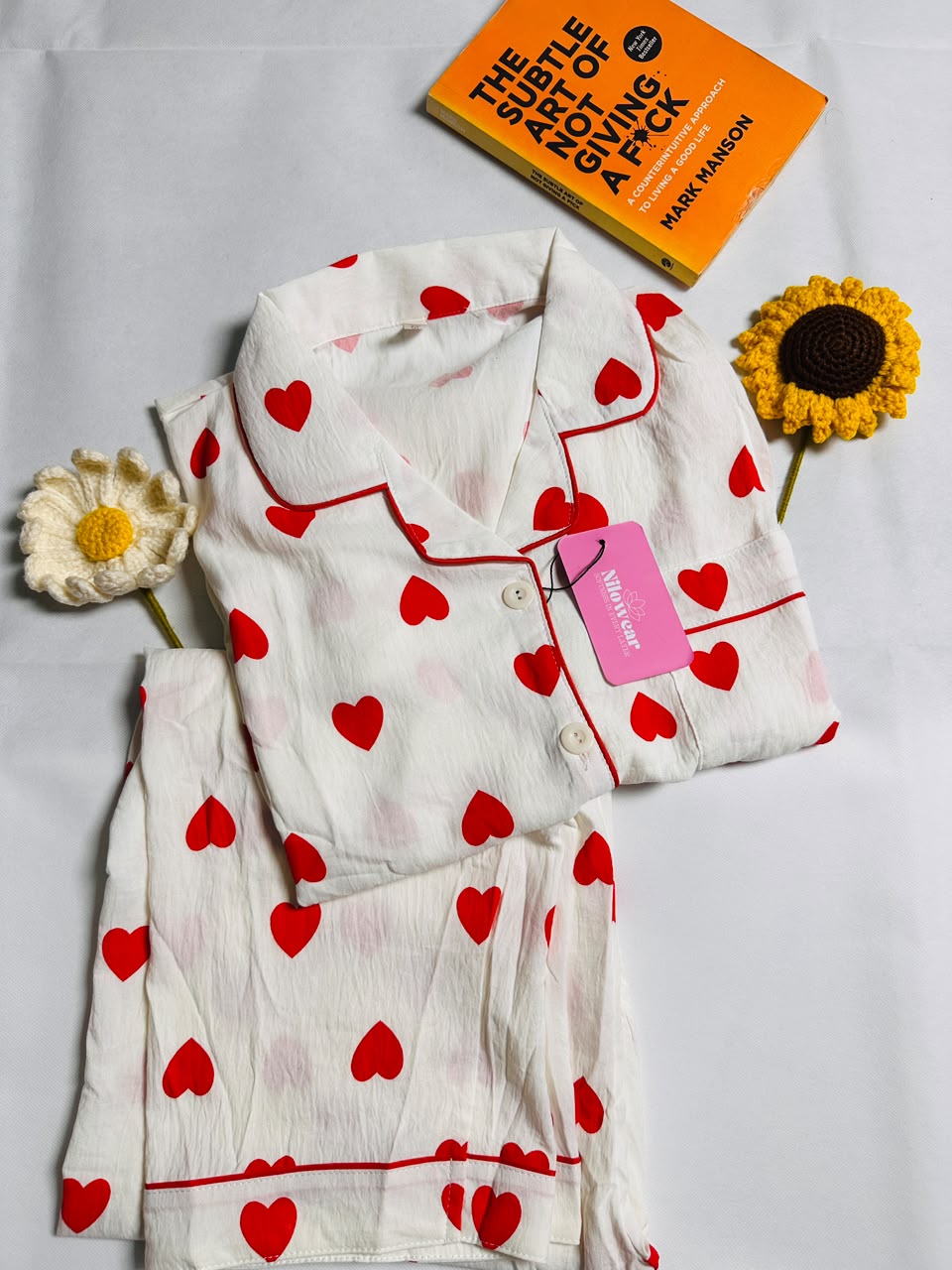 Heart Bliss Imported Cloud Cotton Pajama Set