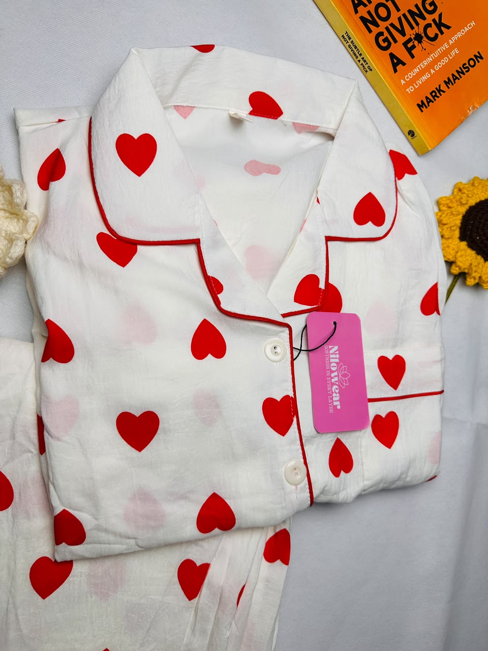 Heart Bliss Imported Cloud Cotton Pajama Set