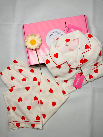 Heart Bliss Imported Cloud Cotton Pajama Set