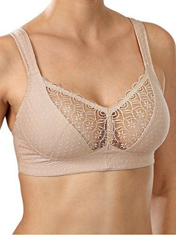 Grace Comfort Non-Wired Lace Cotton Bra – Everyday Support