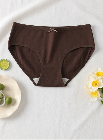 Women's Soft Cotton Mid-Rise Brief Panty