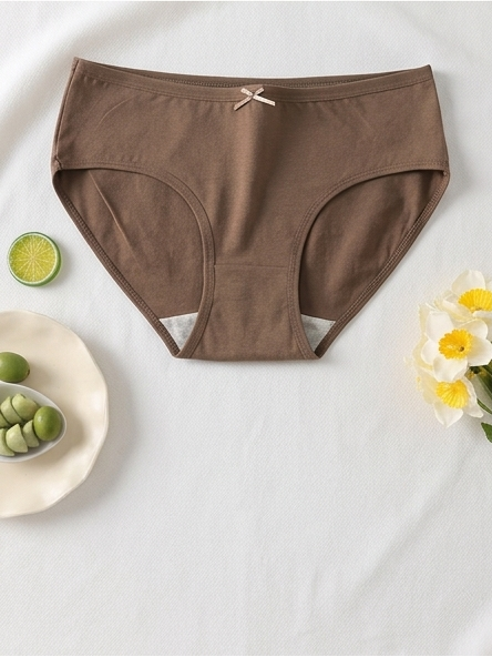 Women's Soft Cotton Mid-Rise Brief Panty