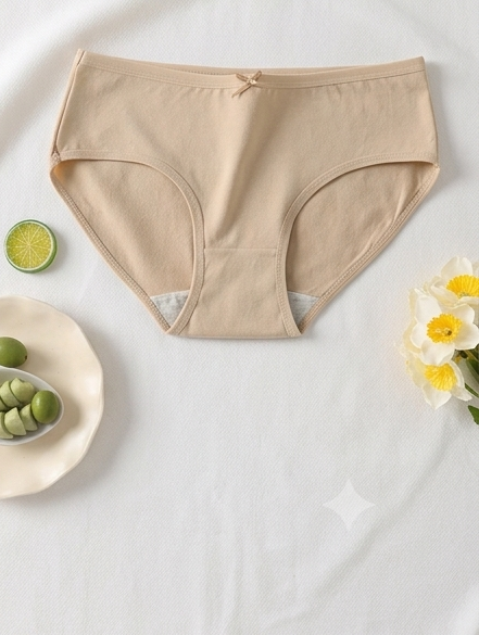 Women's Soft Cotton Mid-Rise Brief Panty